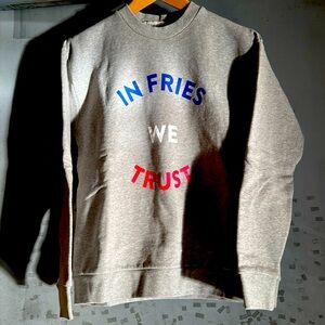 Être Cécile brand new grey sweatshirt size small